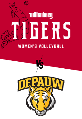Wittenberg Women\'s Volleyball vs Depauw